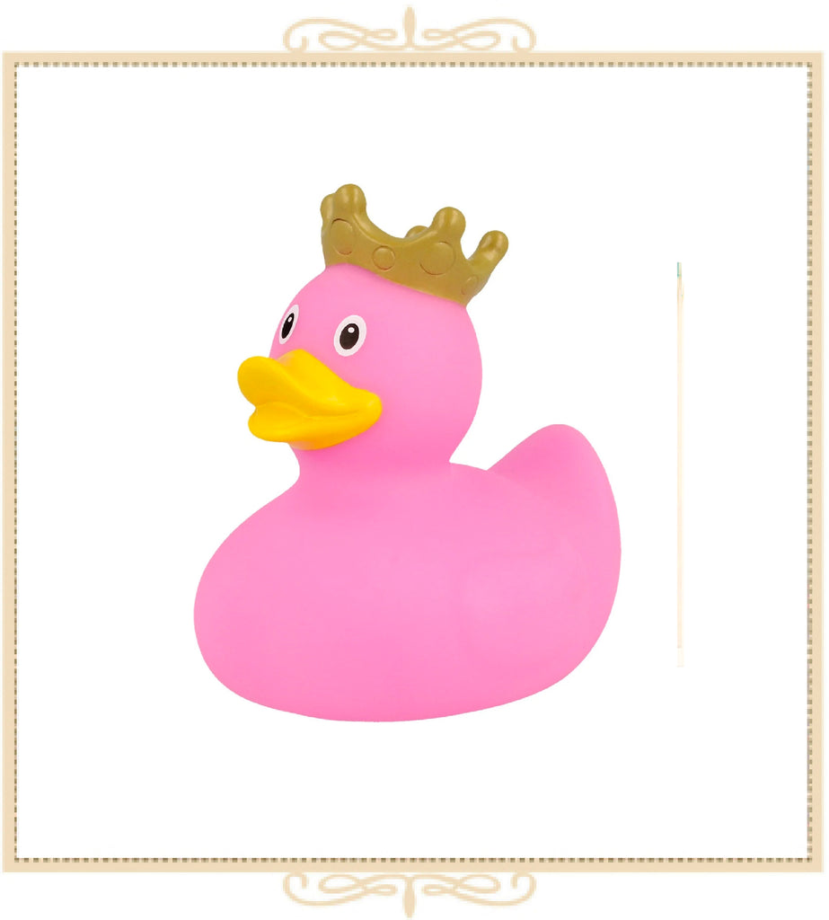 Pink Duck with Crown