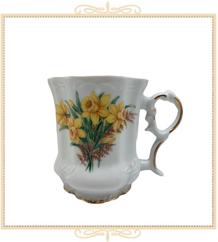 Queen Mary Signature Floral Mug Daffodils