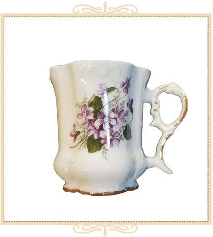 Queen Mary Signature Floral Mug Violets