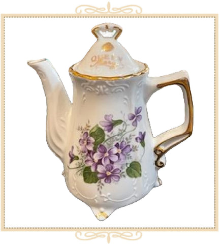 Queen Mary Signature Teapot Purple Violets