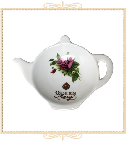 Queen Mary Signature Teapot Floral Drip Catcher in Assorted Designs
