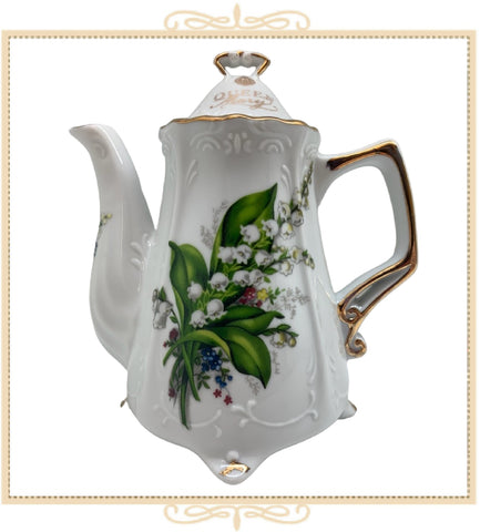 Queen Mary Signature Teapot Lilly of the Valley