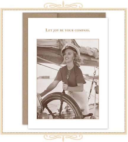 Let Joy Be Your Compass BIRTHDAY CARD (SM735)